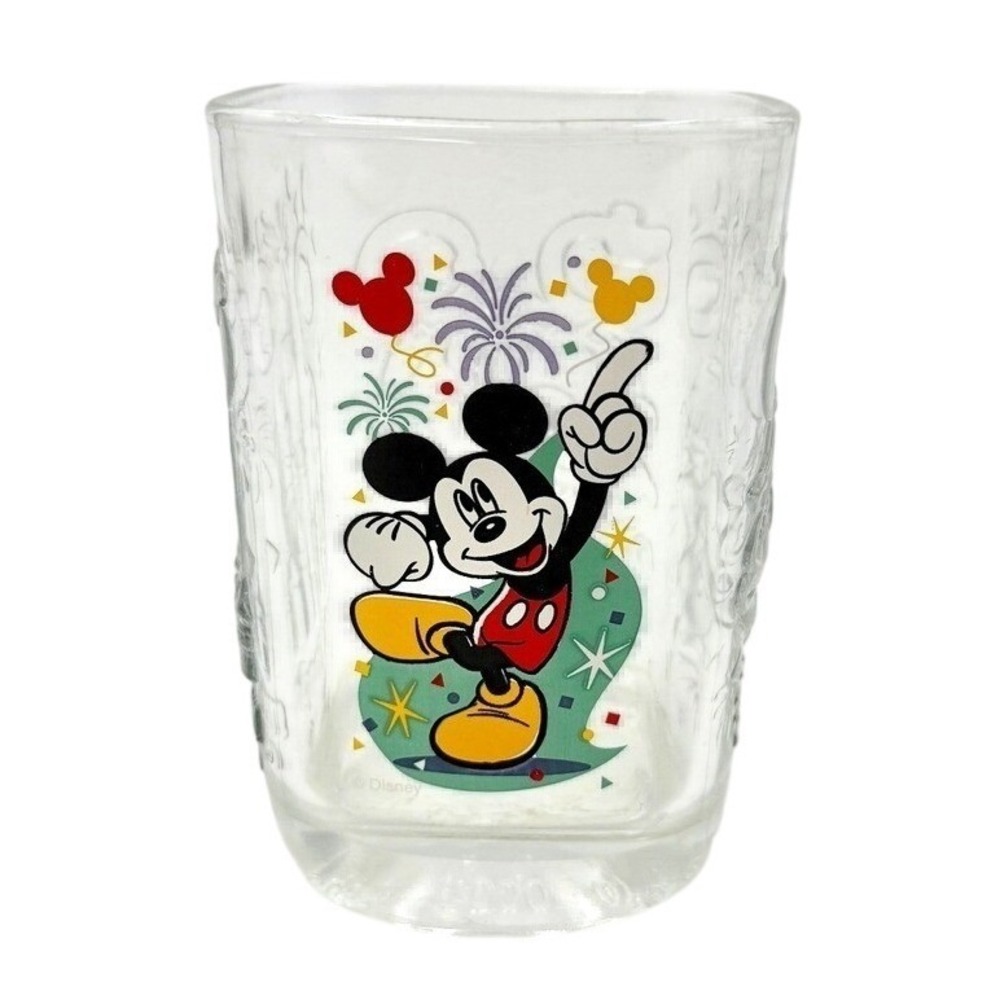 Disney McDonalds 100 Years of Magic Mickey Mouse Glass Walt Disney World 2002‎